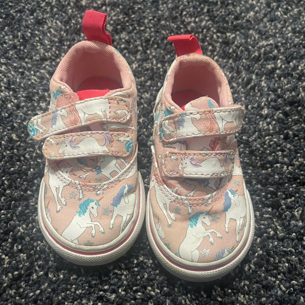 Vans Kids Sneakers - Pink Unicorn Design